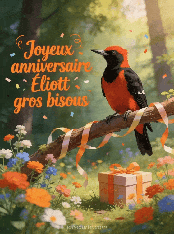 Joyeux anniversaire Éliott - Joyeux anniversaire eliott gros bisous