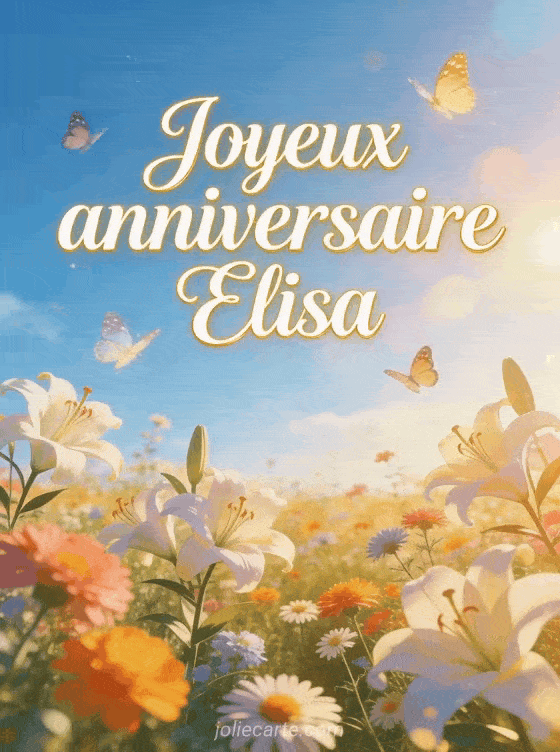 Joyeux anniversaire Elisa - Joyeux anniversaire elisa femme