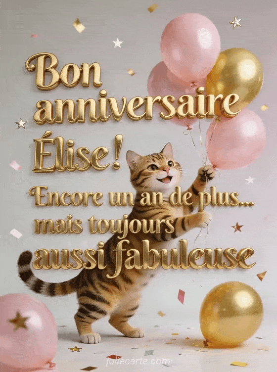 Joyeux anniversaire Elise - Bon anniversaire elise