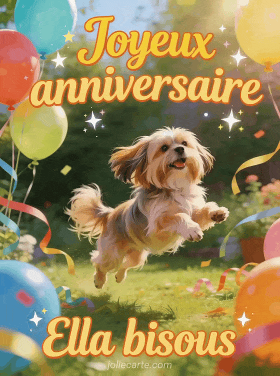 Joyeux anniversaire Ella - Joyeux anniversaire ella bisous