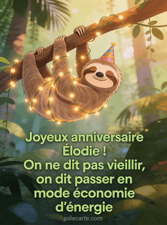 Joyeux anniversaire Elodie - Elodie humour