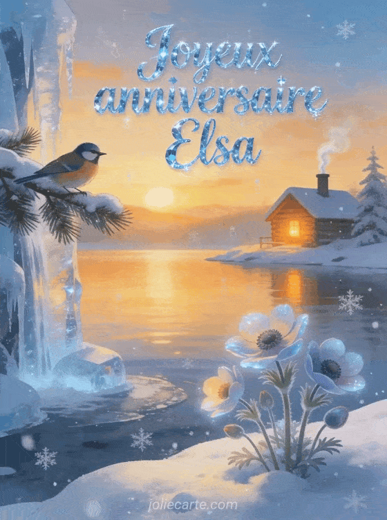 Joyeux anniversaire Elsa - Joyeux anniversaire elsa gif anime