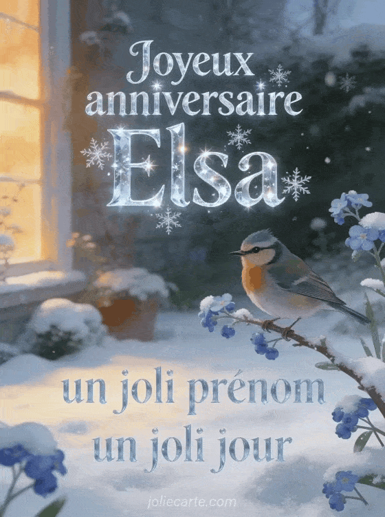Joyeux anniversaire Elsa - Joyeux anniversaire elsa fleurs