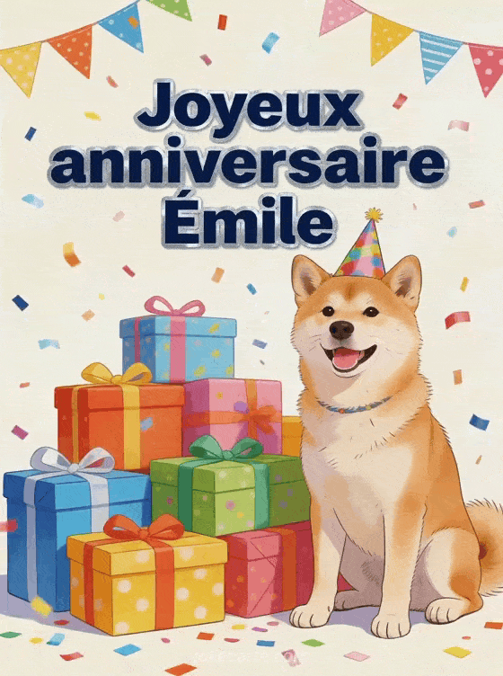 Joyeux anniversaire Émile - Joyeux anniversaire emile image