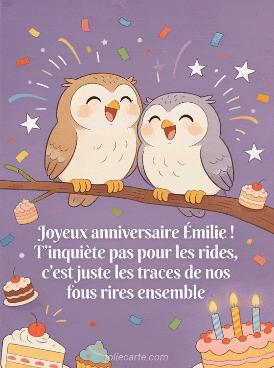 Joyeux anniversaire Émilie - Joyeux anniversaire emilie rigolo