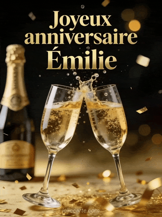 Joyeux anniversaire Émilie - Joyeux anniversaire emilie champagne