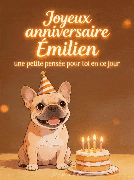 Joyeux anniversaire Émilien - Joyeux anniversaire emilien gros bisous