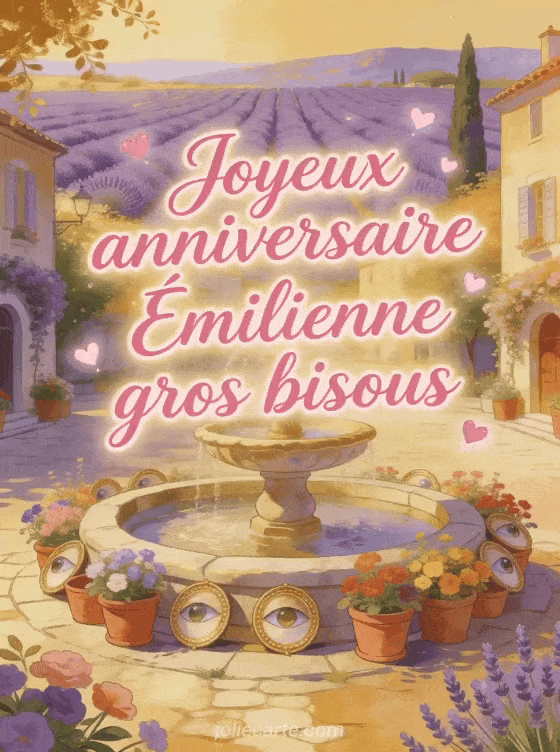 Joyeux anniversaire Émilienne - Joyeux anniversaire emilienne gros bisous