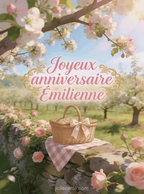 Joyeux anniversaire Émilienne - Joyeux anniversaire emilienne gif anime