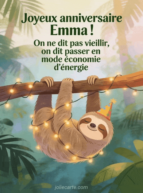 Joyeux anniversaire Emma - Emma humour