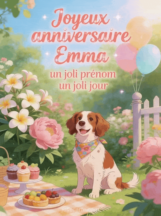 Joyeux anniversaire Emma - Joyeux anniversaire emma image