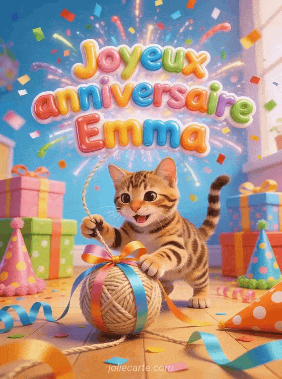 Joyeux anniversaire Emma - Joyeux anniversaire emma gif