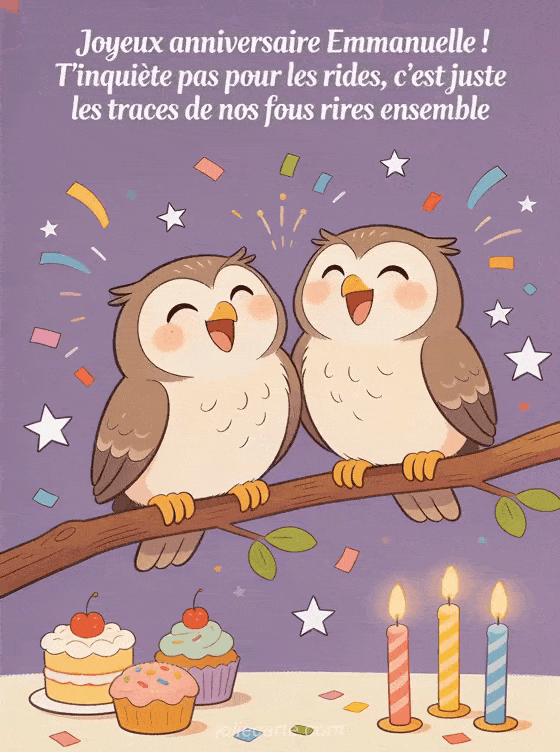 Joyeux anniversaire Emmanuelle - Emmanuelle rigolo