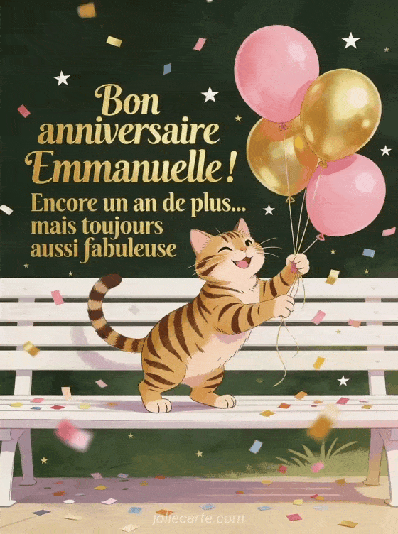 Joyeux anniversaire Emmanuelle - Bon anniversaire emmanuelle
