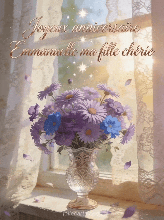 Joyeux anniversaire Emmanuelle - Joyeux anniversaire emmanuelle ma fille