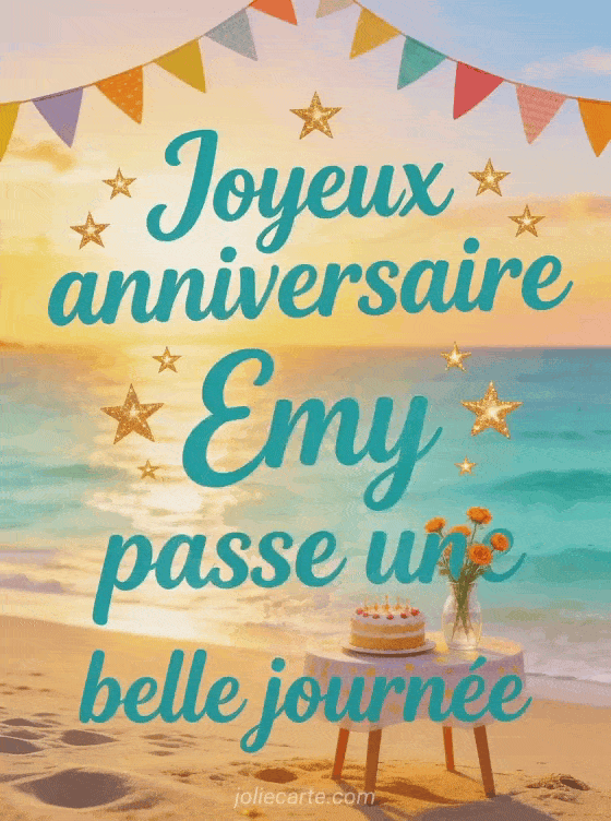Joyeux anniversaire Emy - Carte joyeux anniversaire emy