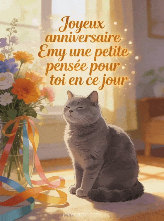 Joyeux anniversaire Emy - Joyeux anniversaire emy gif anime