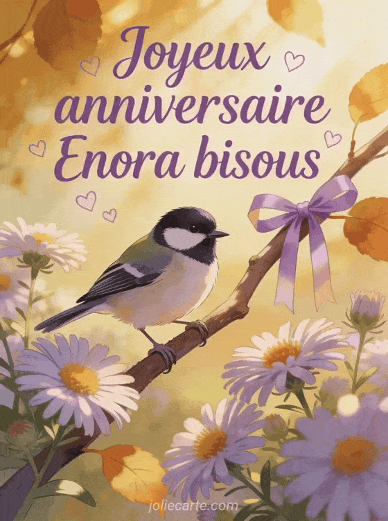 Joyeux anniversaire Enora - Joyeux anniversaire enora bisous