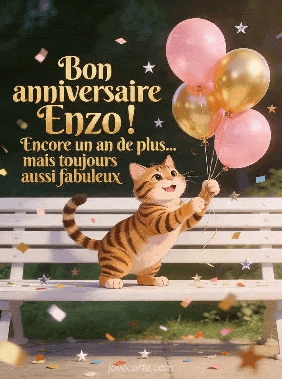 Joyeux anniversaire Enzo - Bon anniversaire enzo