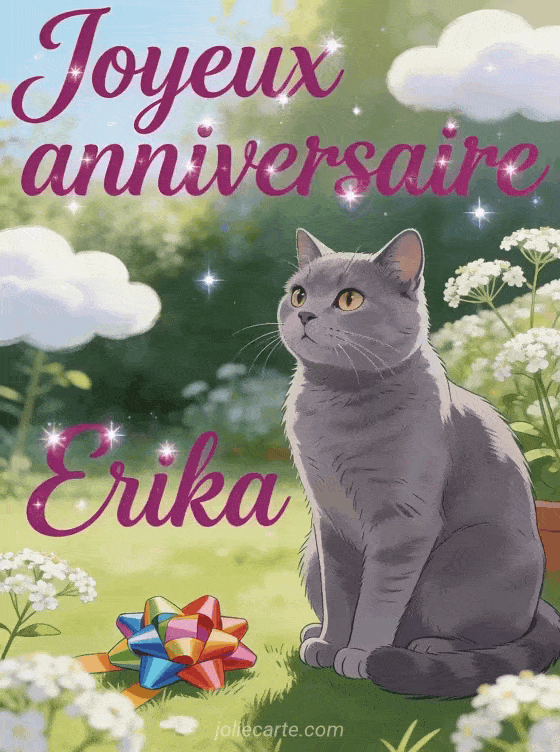 Joyeux anniversaire Erika - Joyeux anniversaire erika gif