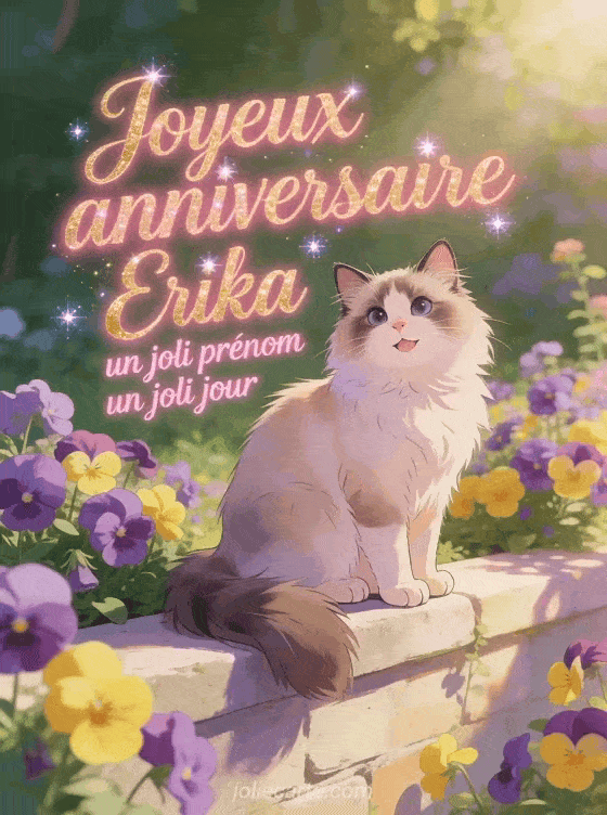 Joyeux anniversaire Erika - Joyeux anniversaire erika image