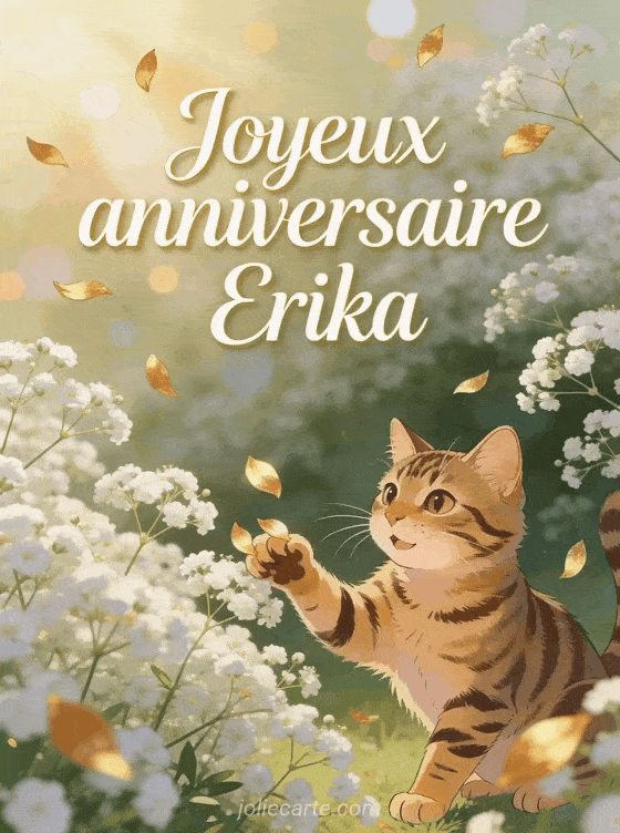 Joyeux anniversaire Erika - Joyeux anniversaire erika fleurs