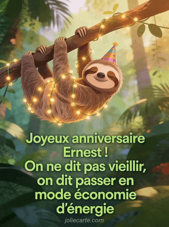 Joyeux anniversaire Ernest - Ernest humour