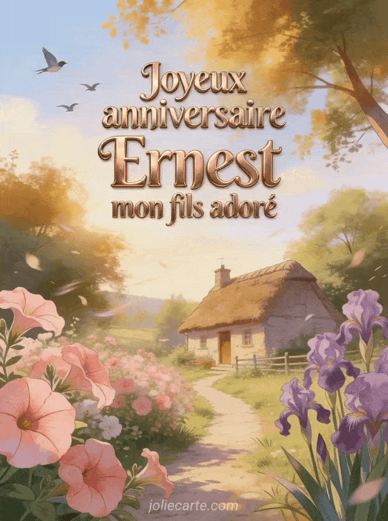 Joyeux anniversaire Ernest - Joyeux anniversaire ernest mon fils