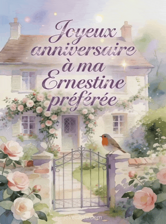 Joyeux anniversaire Ernestine - Joyeux anniversaire ernestine gif anime
