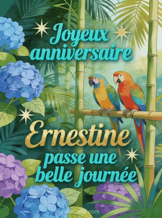Joyeux anniversaire Ernestine - Joyeux anniversaire ernestine gros bisous