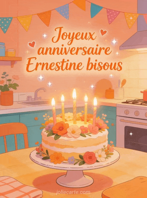 Joyeux anniversaire Ernestine - Joyeux anniversaire ernestine bisous