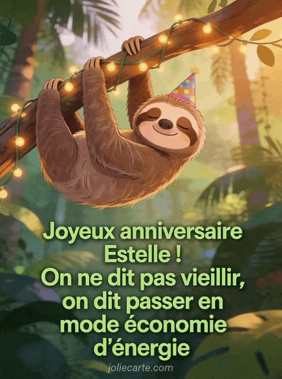 Joyeux anniversaire Estelle - Estelle humour