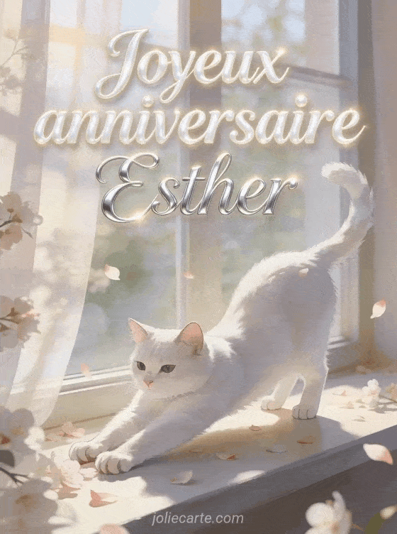 Joyeux anniversaire Esther - Joyeux anniversaire esther gif