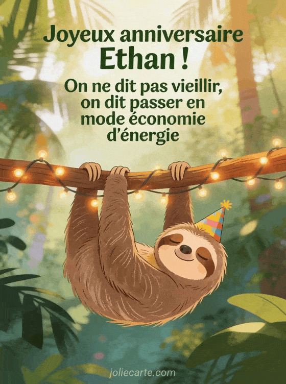 Joyeux anniversaire Ethan - Ethan humour