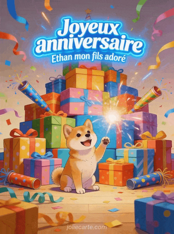 Joyeux anniversaire Ethan - Joyeux anniversaire ethan mon fils