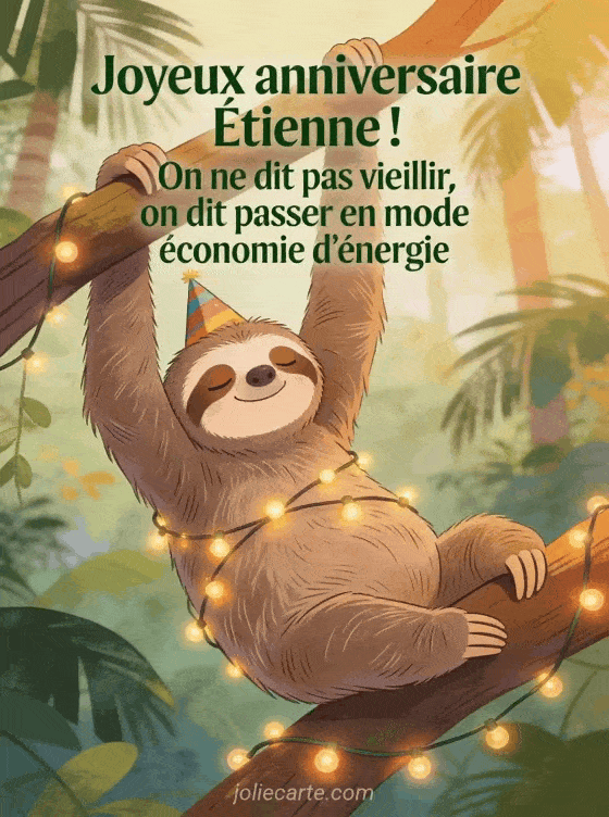 Joyeux anniversaire Etienne - Etienne humour