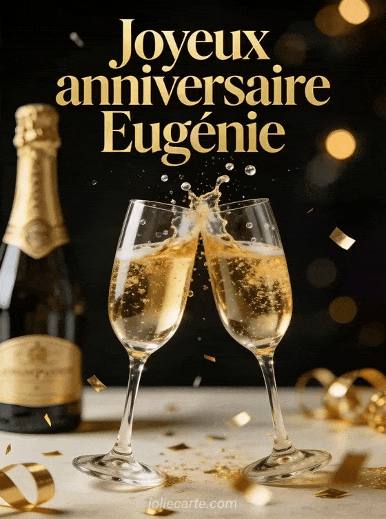Joyeux anniversaire Eugénie - Joyeux anniversaire eugenie champagne