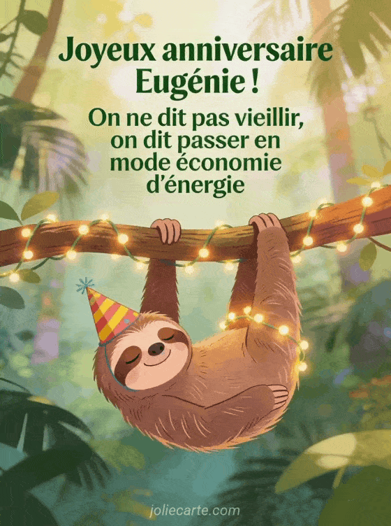 Joyeux anniversaire Eugenie - Eugenie humour