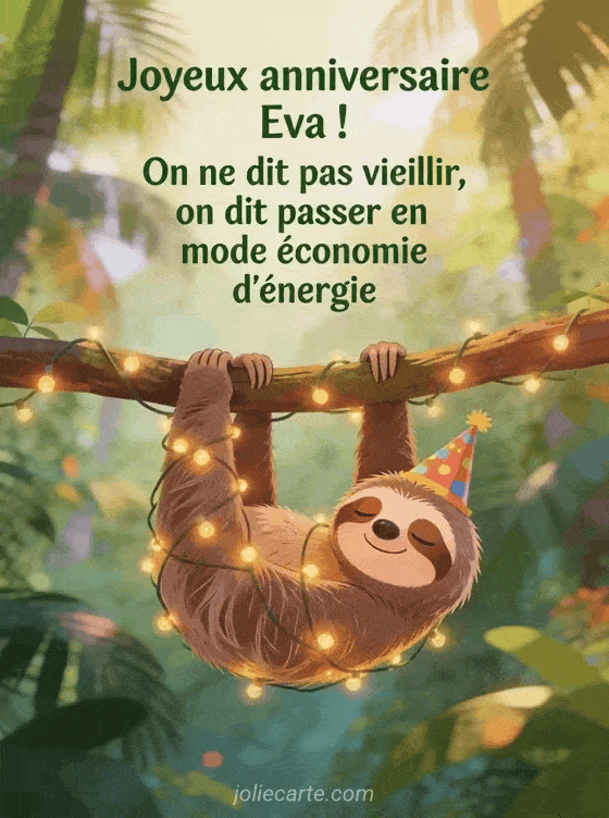 Joyeux anniversaire Eva - Eva humour