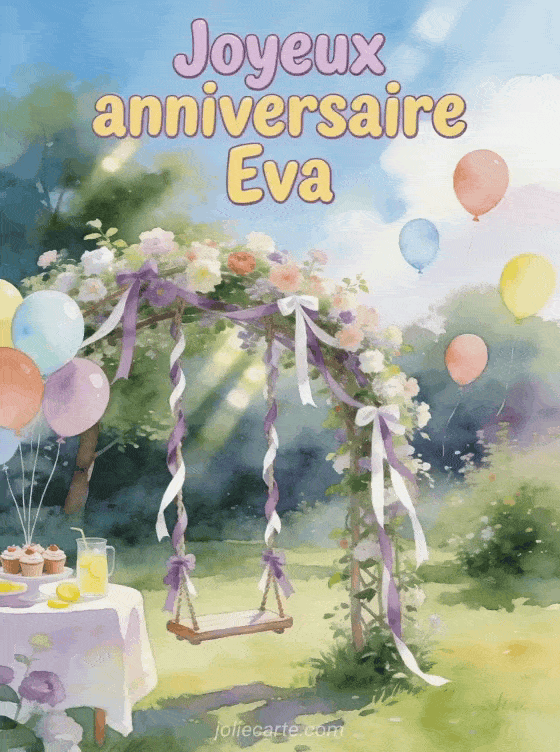 Joyeux anniversaire Eva - Joyeux anniversaire eva gif anime