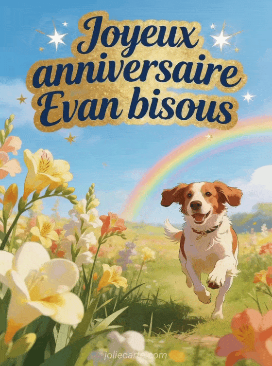 Joyeux anniversaire Evan - Joyeux anniversaire evan bisous