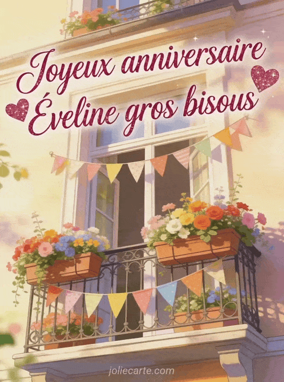Joyeux anniversaire Éveline - Joyeux anniversaire eveline gros bisous