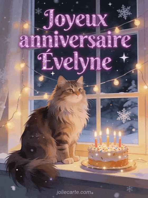 Joyeux anniversaire Évelyne - Joyeux anniversaire evelyne gif