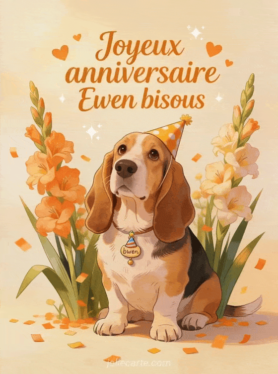 Joyeux anniversaire Ewen - Joyeux anniversaire ewen bisous