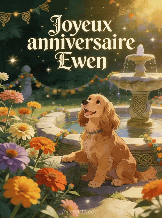 Joyeux anniversaire Ewen - Joyeux anniversaire ewen gif