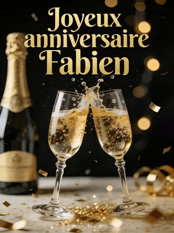 Joyeux anniversaire Fabien - Fabien champagne