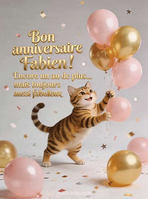 Joyeux anniversaire Fabien - Bon anniversaire fabien
