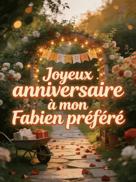 Joyeux anniversaire Fabien - Joyeux anniversaire fabien gif