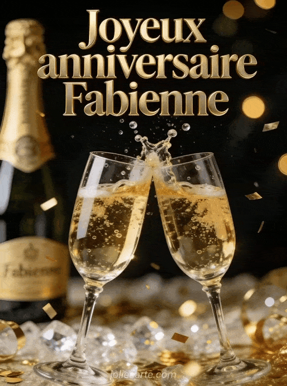 Joyeux anniversaire Fabienne - Fabienne champagne
