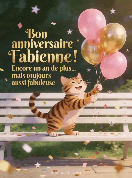 Joyeux anniversaire Fabienne - Bon anniversaire fabienne